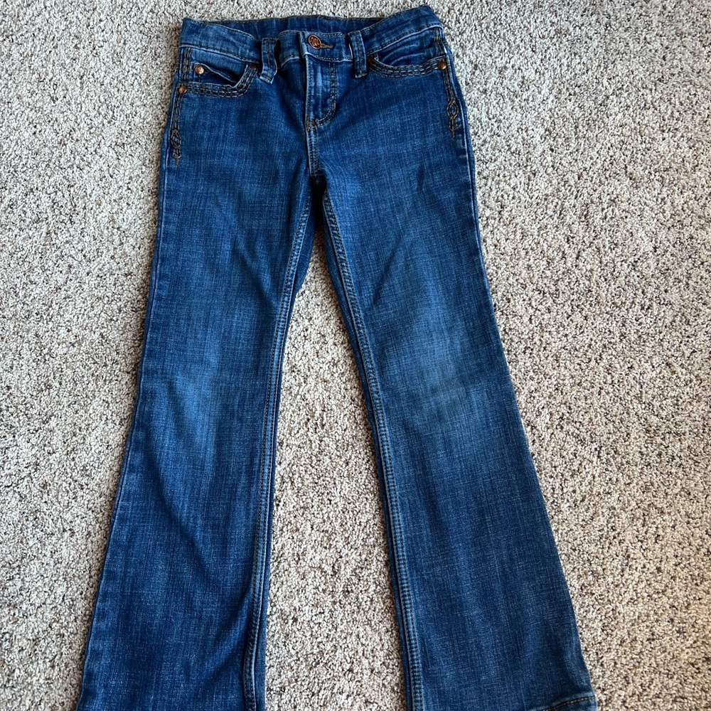 Wrangler Girl’s Retro Mid-Rise Bootcut Jeans. Size 8 Regular